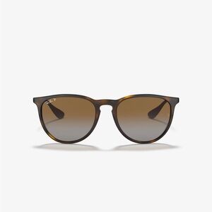 Ray-Ban Erica Polarized Lens in Light Havana Sunglasses with case & cloth